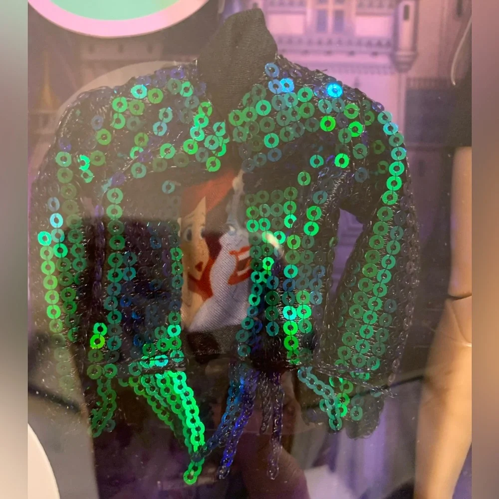 Disney Ariel Doll in Purple and Black Ensemble - Picture 14 of 14